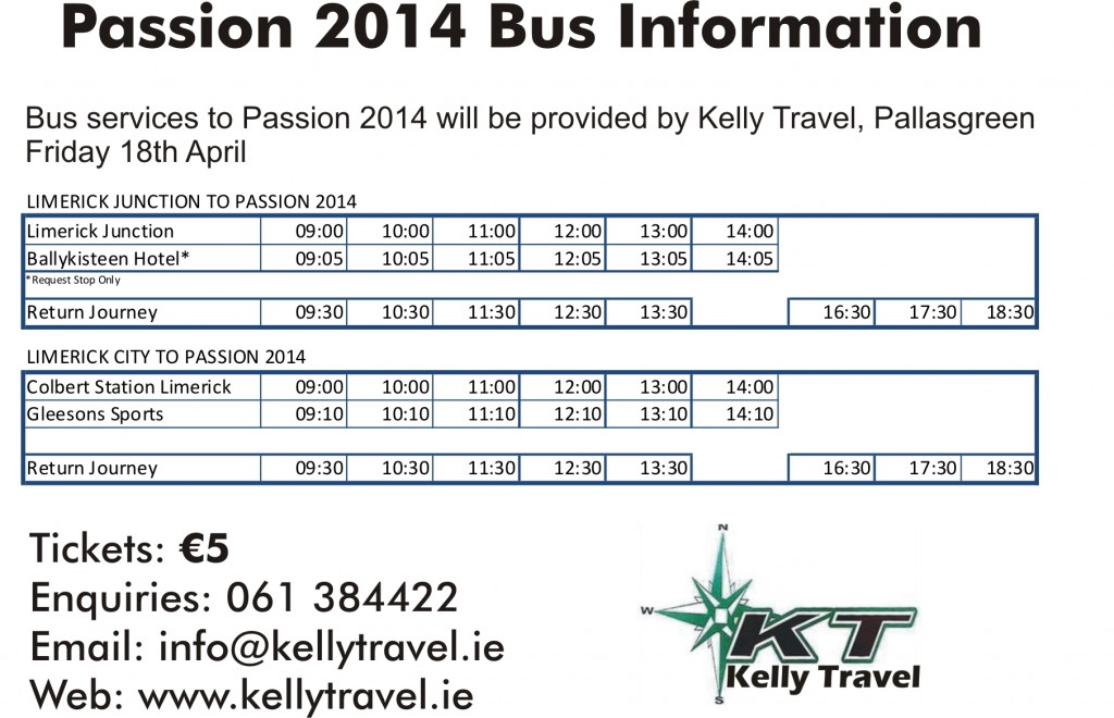 Passion 2014 Timetable