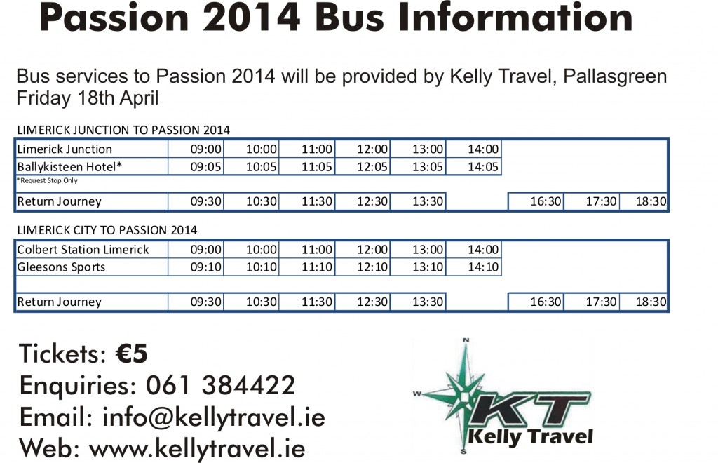 Passion 2014 Timetable